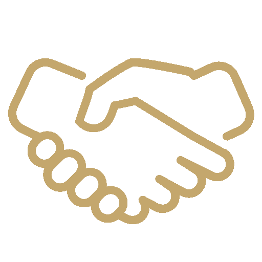 Hände Gold Icon